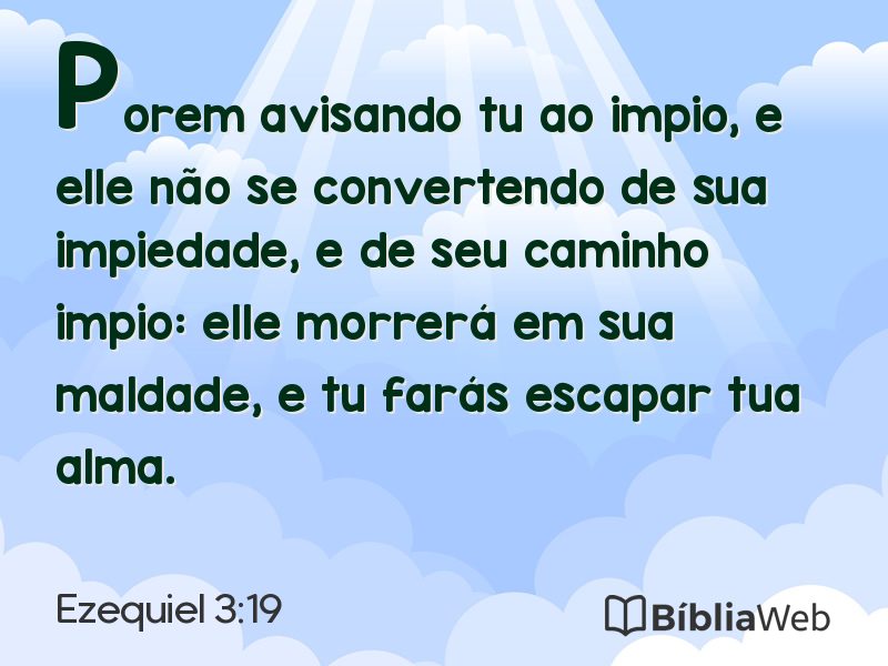 Ezequiel 3:19 em imagem para compartilhar