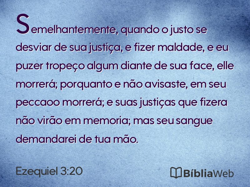 Ezequiel 3:20 em imagem para compartilhar