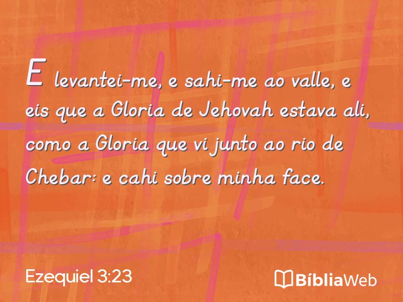 Ezequiel 3:23 em imagem para compartilhar