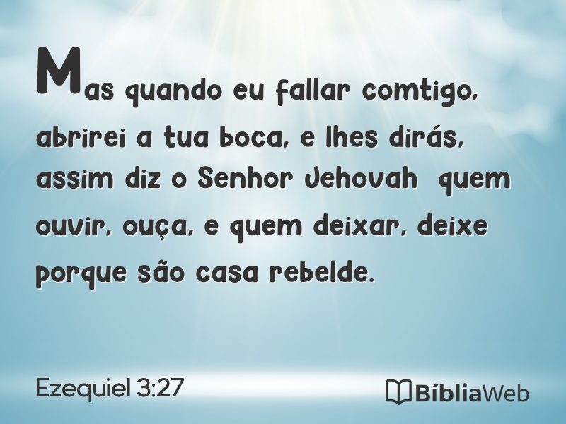Ezequiel 3:27 em imagem para compartilhar