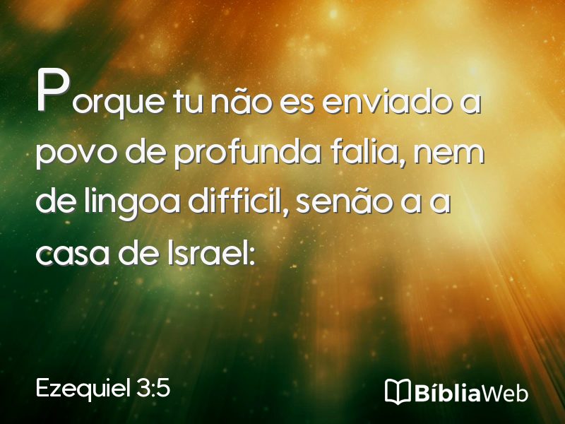 Ezequiel 3:5 em imagem para compartilhar