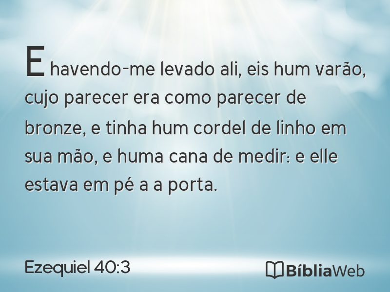 Ezequiel 40:3 em imagem para compartilhar