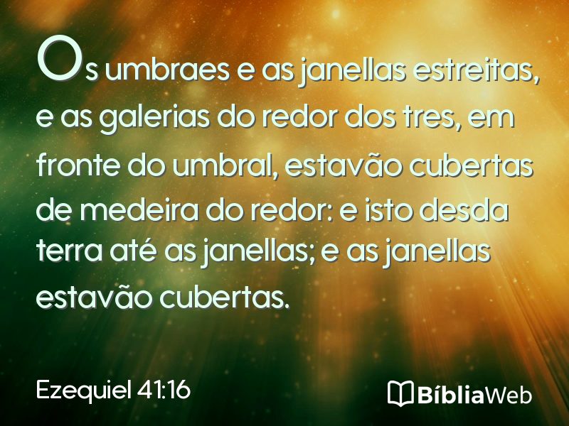 Ezequiel 41:16 em imagem para compartilhar
