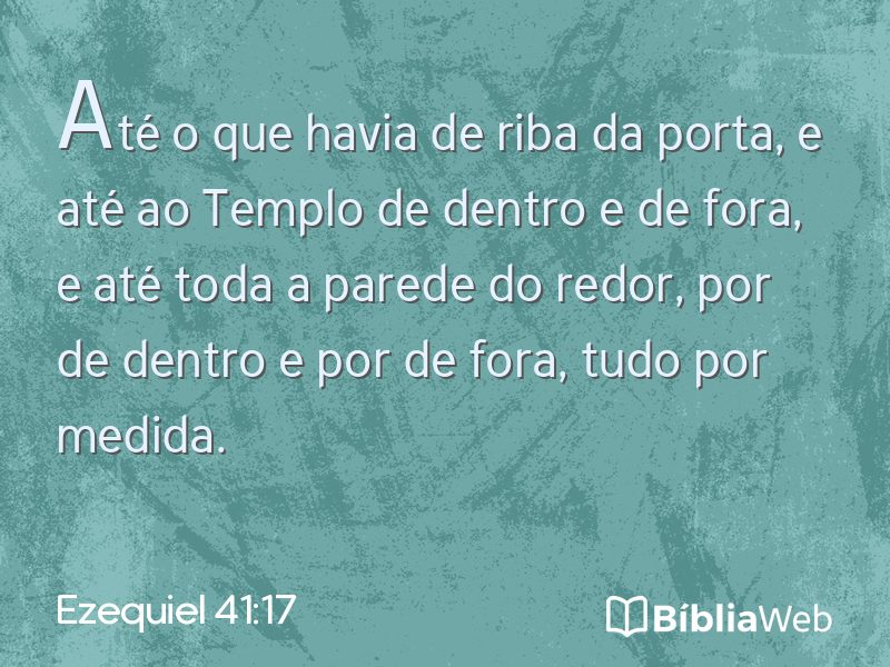 Ezequiel 41:17 em imagem para compartilhar