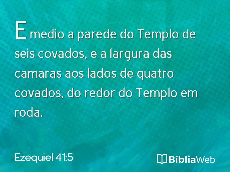 Ezequiel 41:5 em imagem para compartilhar