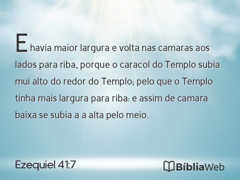 Ezequiel 41:7 em imagem para compartilhar