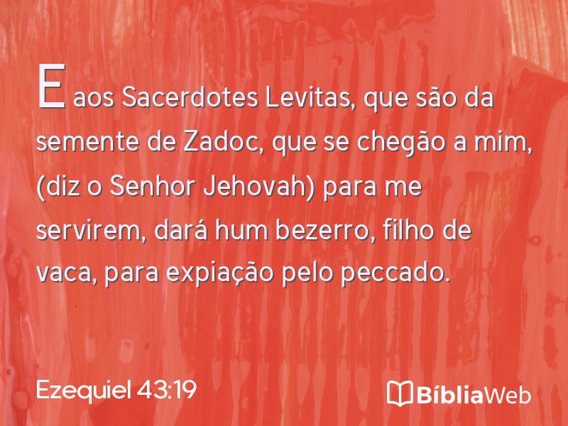 Ezequiel 43:19 em imagem para compartilhar