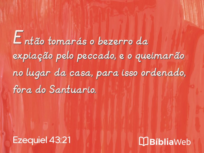 Ezequiel 43:21 em imagem para compartilhar