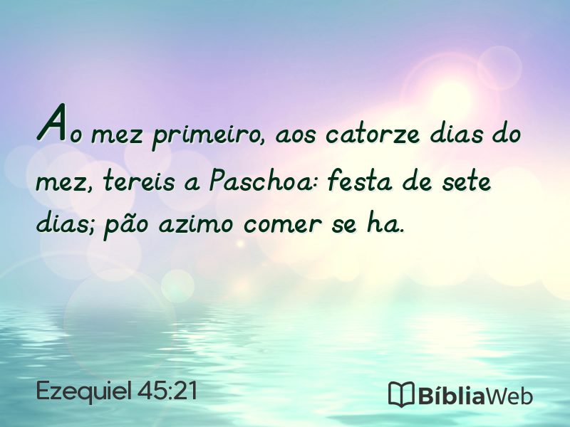 Ezequiel 45:21 em imagem para compartilhar