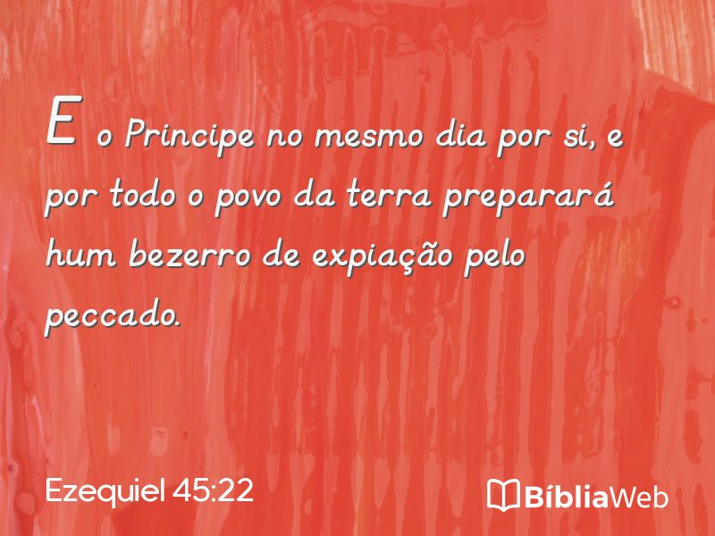 Ezequiel 45:22 em imagem para compartilhar