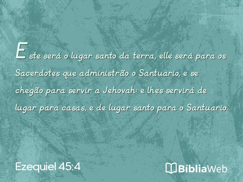 Ezequiel 45:4 em imagem para compartilhar