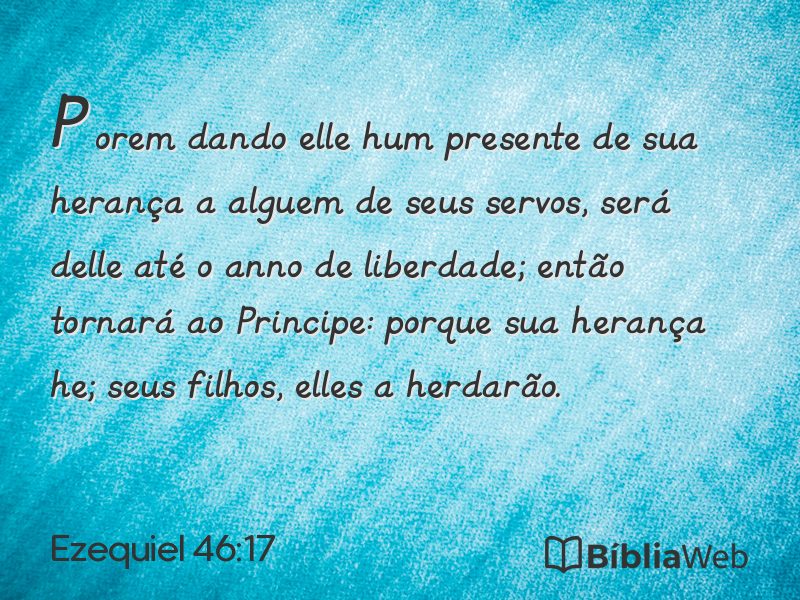 Ezequiel 46:17 em imagem para compartilhar