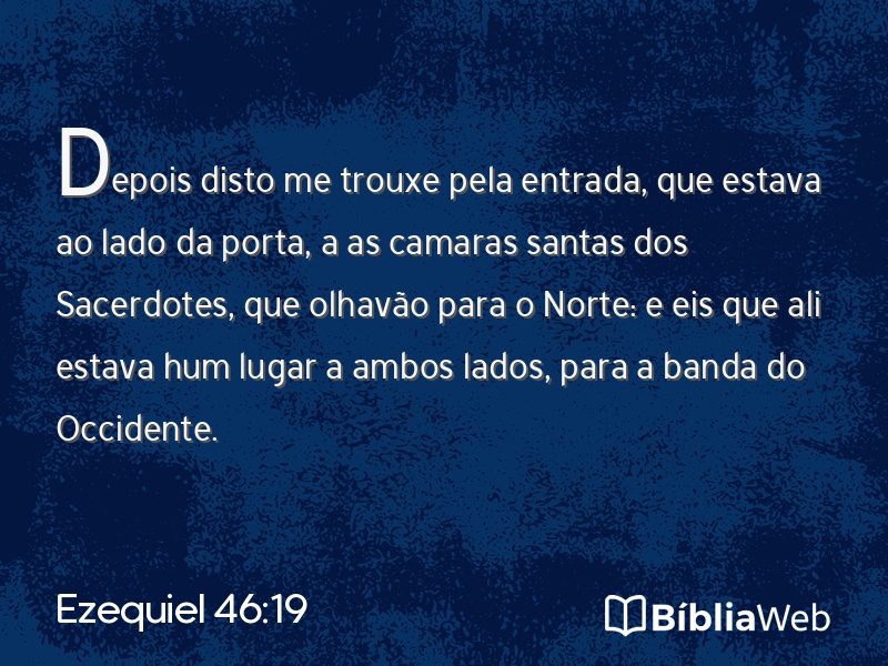 Ezequiel 46:19 em imagem para compartilhar