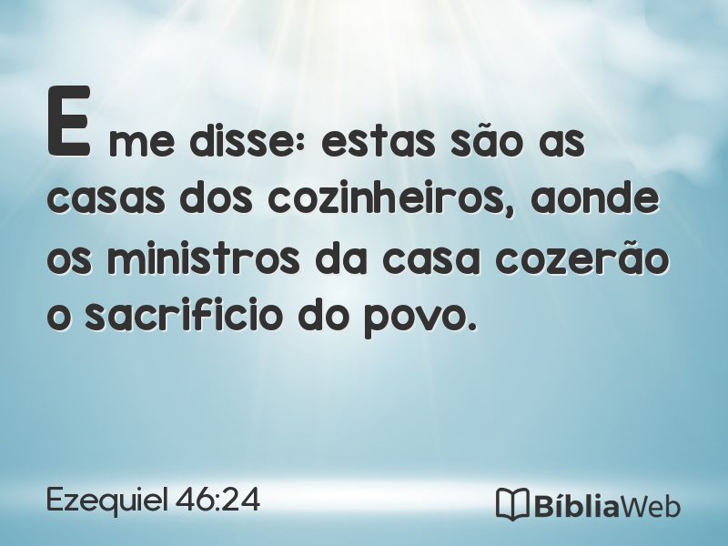 Ezequiel 46:24 em imagem para compartilhar