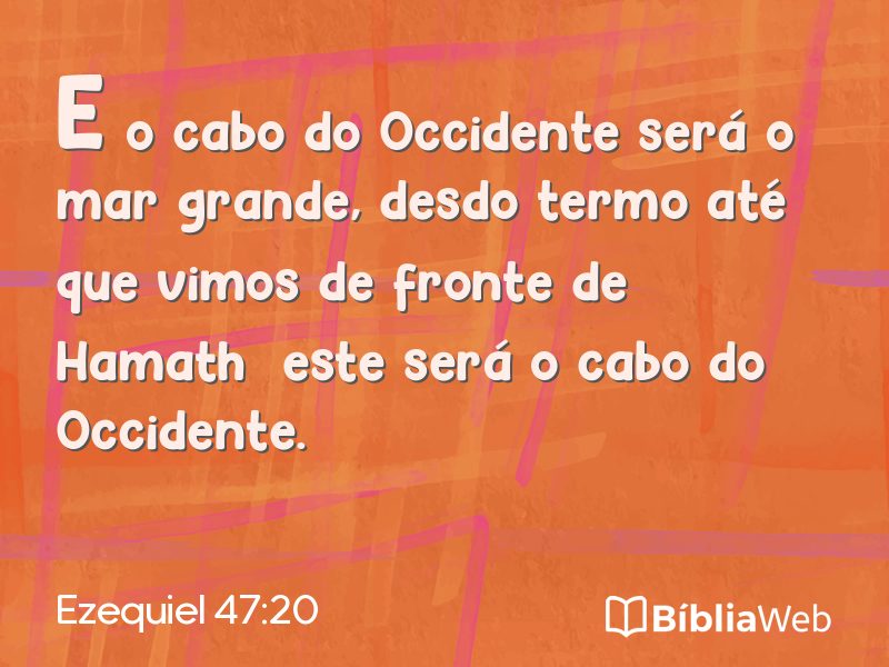 Ezequiel 47:20 em imagem para compartilhar