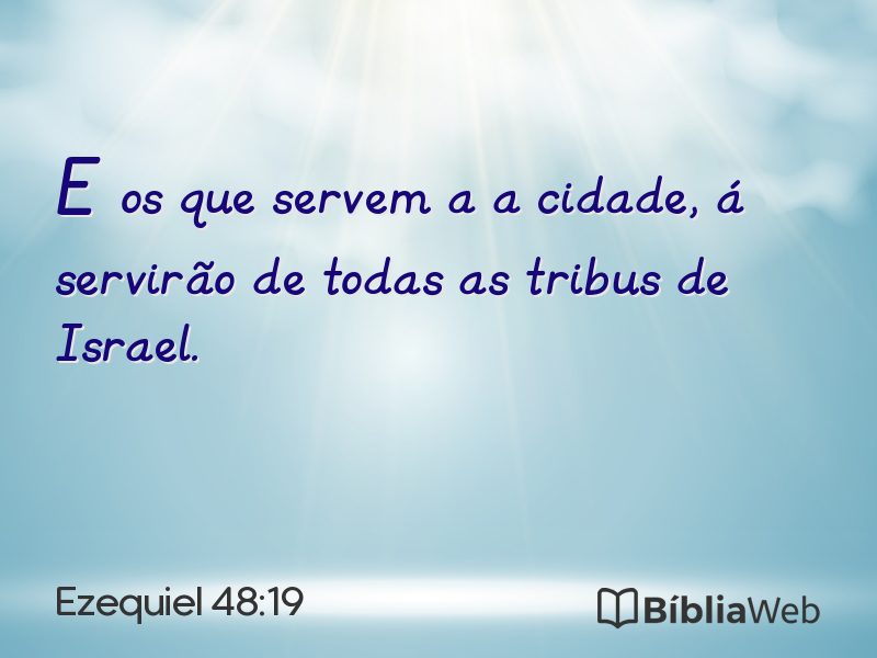 Ezequiel 48:19 em imagem para compartilhar