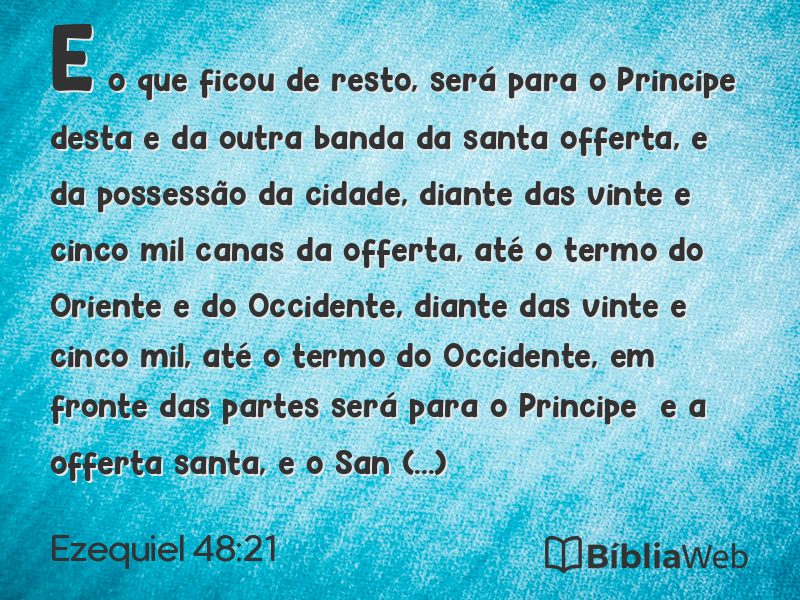 Ezequiel 48:21 em imagem para compartilhar