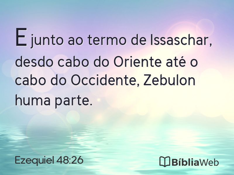 Ezequiel 48:26 em imagem para compartilhar