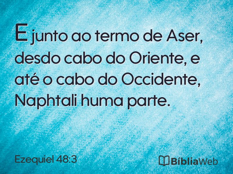 Ezequiel 48:3 em imagem para compartilhar