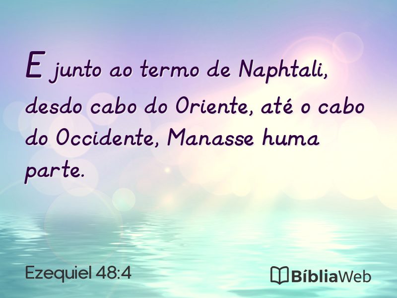 Ezequiel 48:4 em imagem para compartilhar