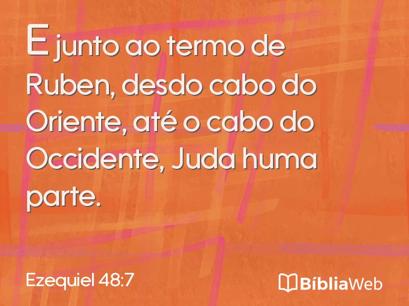 Ezequiel 48:7 em imagem para compartilhar
