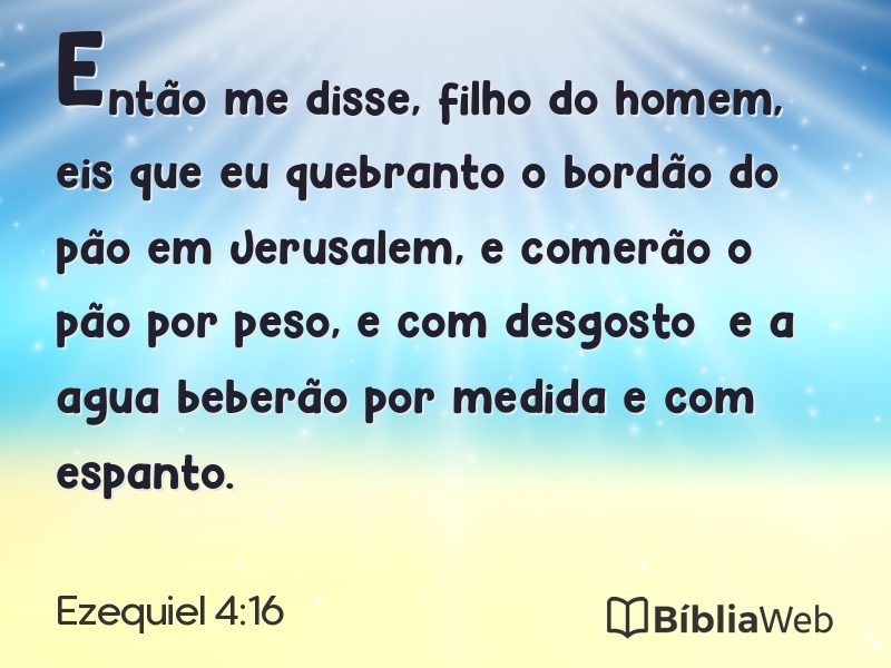 Ezequiel 4:16 em imagem para compartilhar