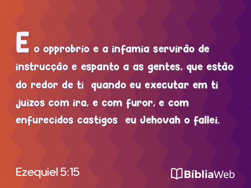 Ezequiel 5:15 em imagem para compartilhar