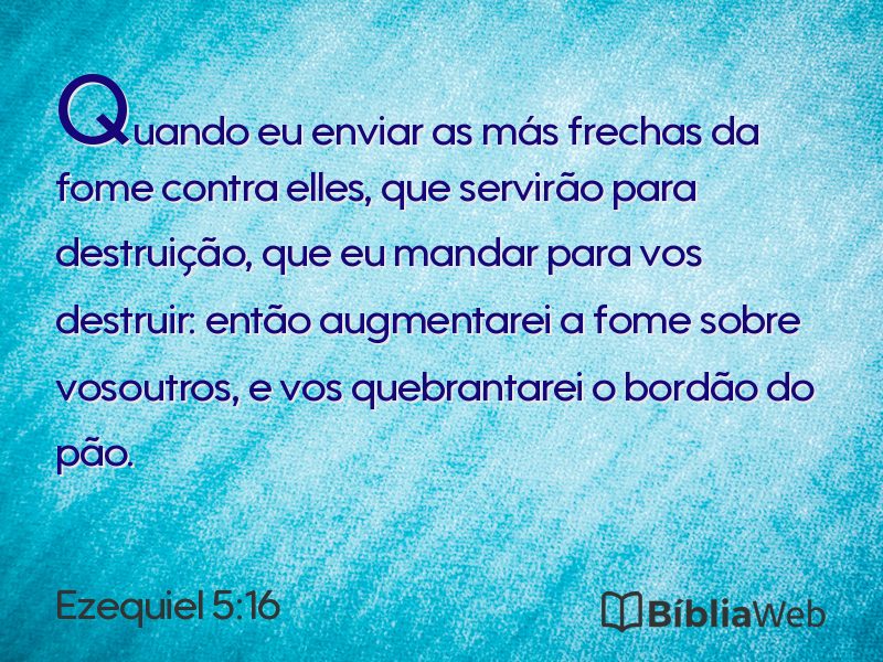 Ezequiel 5:16 em imagem para compartilhar