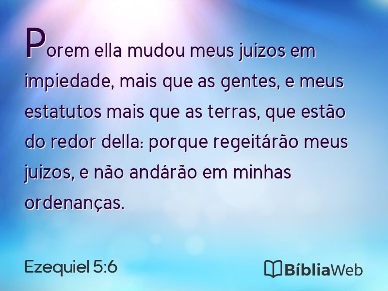 Ezequiel 5:6 em imagem para compartilhar