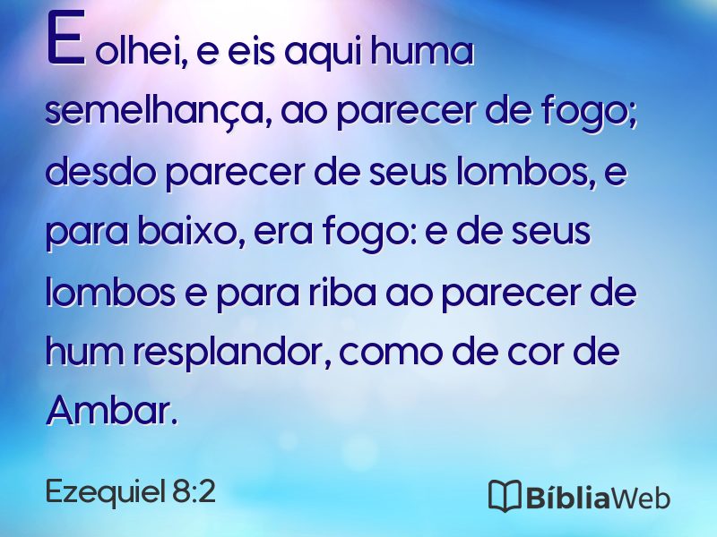Ezequiel 8:2 em imagem para compartilhar