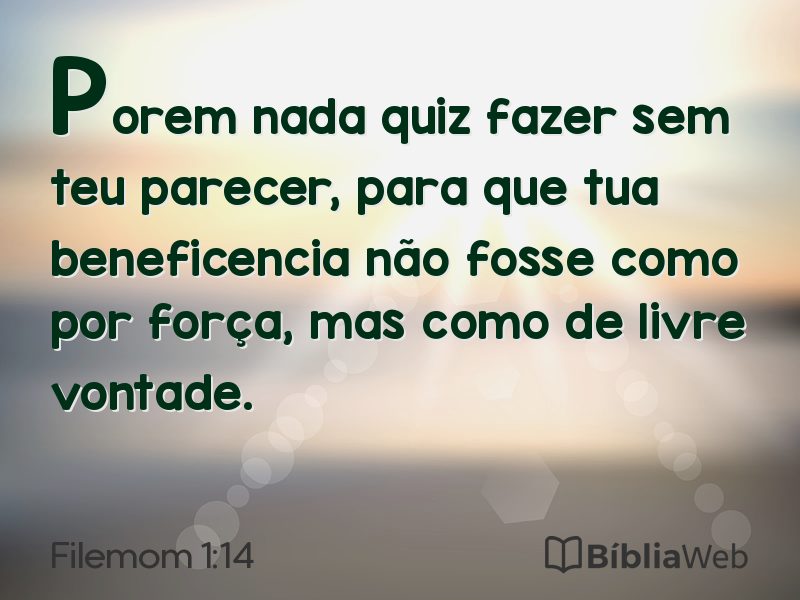 Filemom 1:14 em imagem para compartilhar