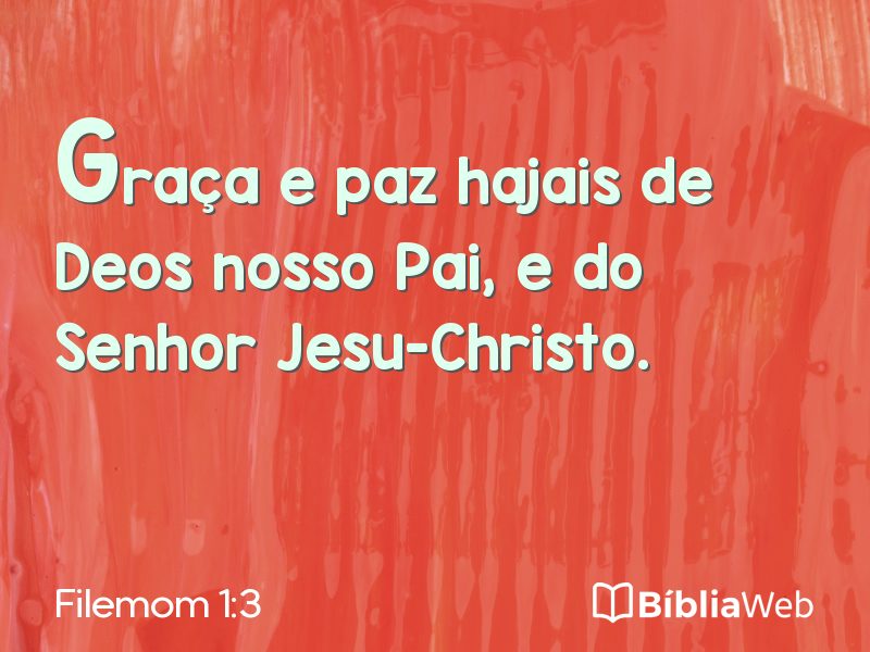 Filemom 1:3 em imagem para compartilhar