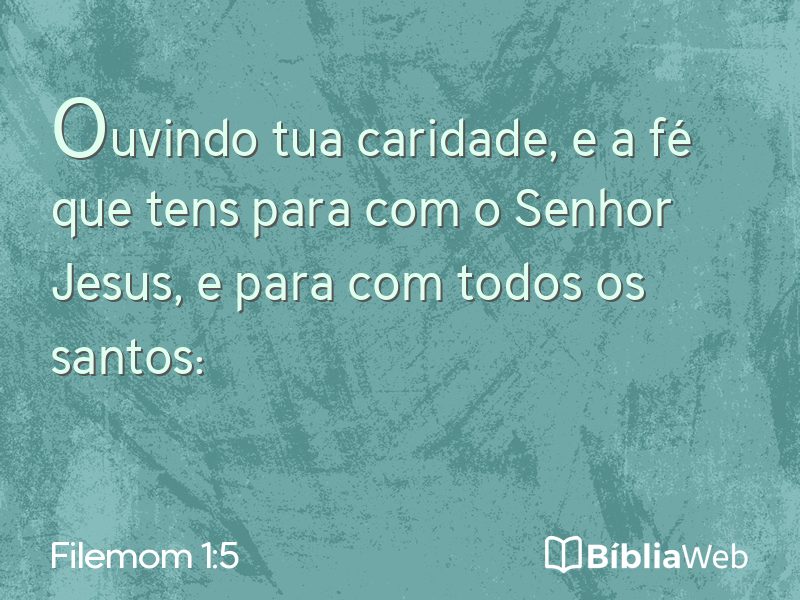 Filemom 1:5 em imagem para compartilhar