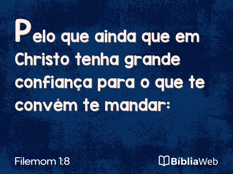 Filemom 1:8 em imagem para compartilhar