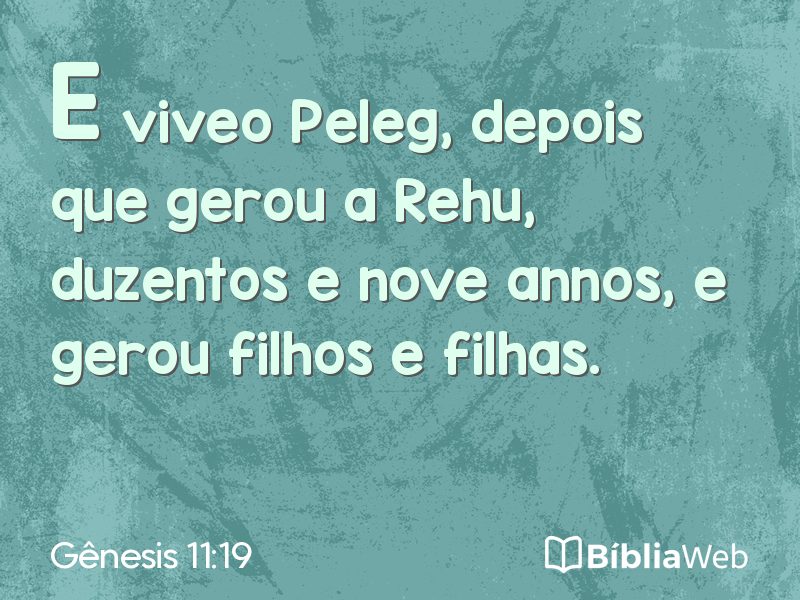 Gênesis 11:19 em imagem para compartilhar
