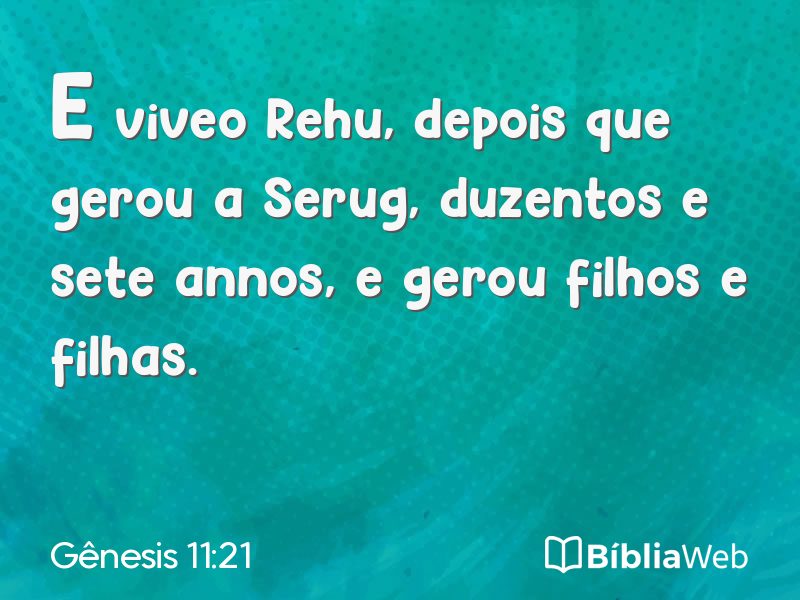 Gênesis 11:21 em imagem para compartilhar