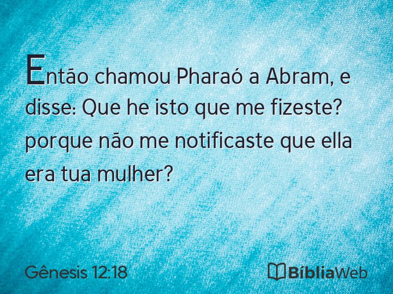Gênesis 12:18 em imagem para compartilhar