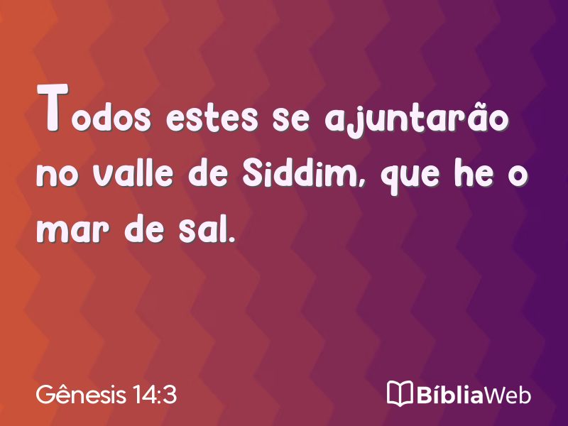 Gênesis 14:3 em imagem para compartilhar