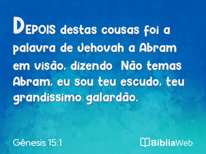 Gênesis 15:1 em imagem para compartilhar