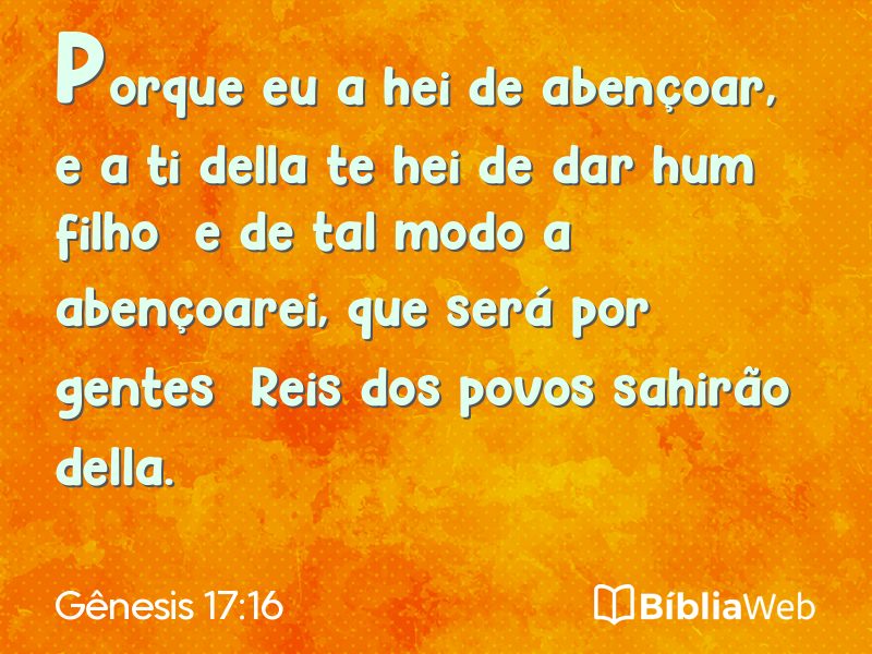 Gênesis 17:16 em imagem para compartilhar