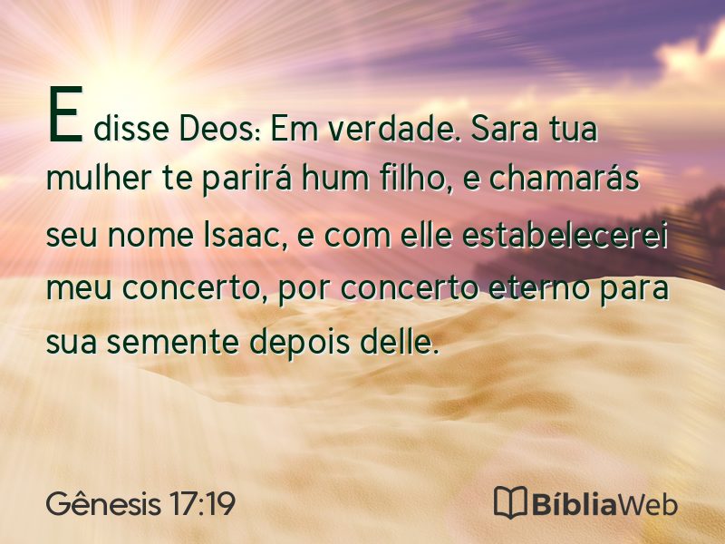 Gênesis 17:19 em imagem para compartilhar