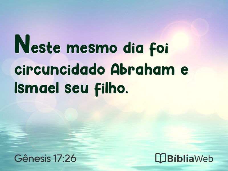 Gênesis 17:26 em imagem para compartilhar