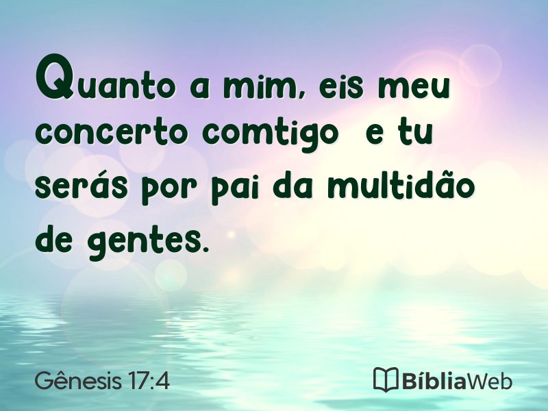 Gênesis 17:4 em imagem para compartilhar