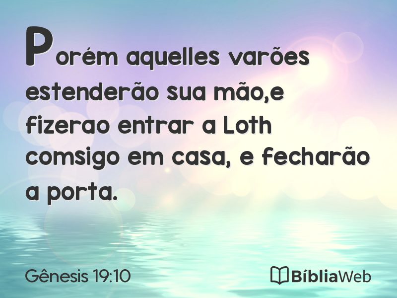 Gênesis 19:10 em imagem para compartilhar