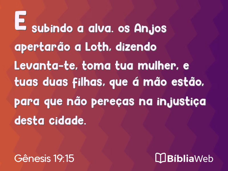 Gênesis 19:15 em imagem para compartilhar