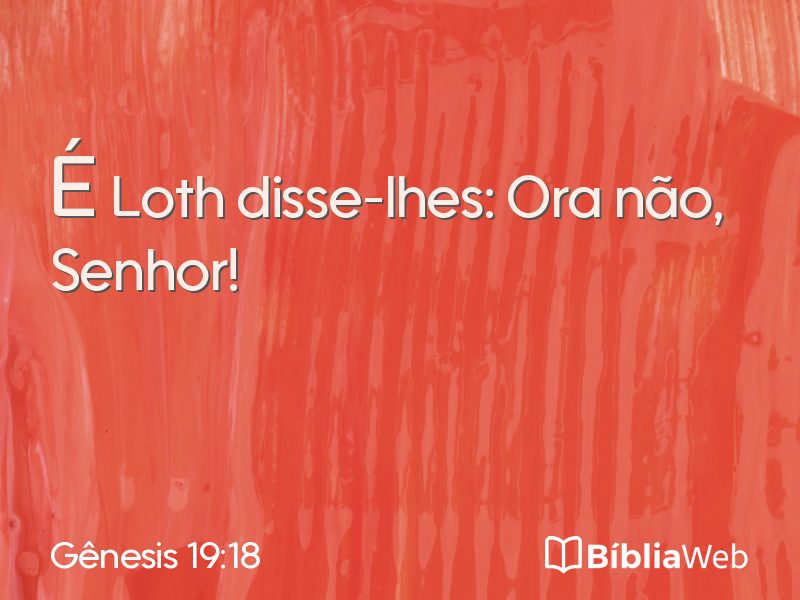 Gênesis 19:18 em imagem para compartilhar