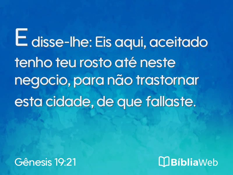 Gênesis 19:21 em imagem para compartilhar