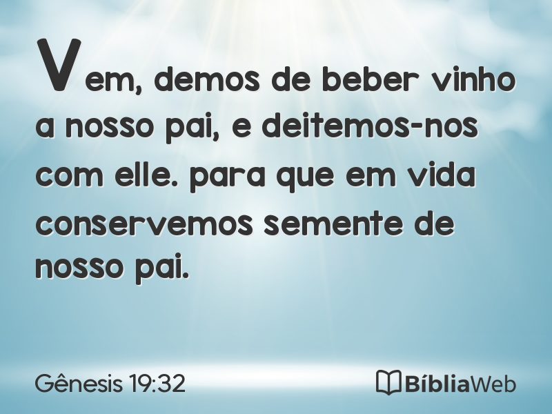 Gênesis 19:32 em imagem para compartilhar