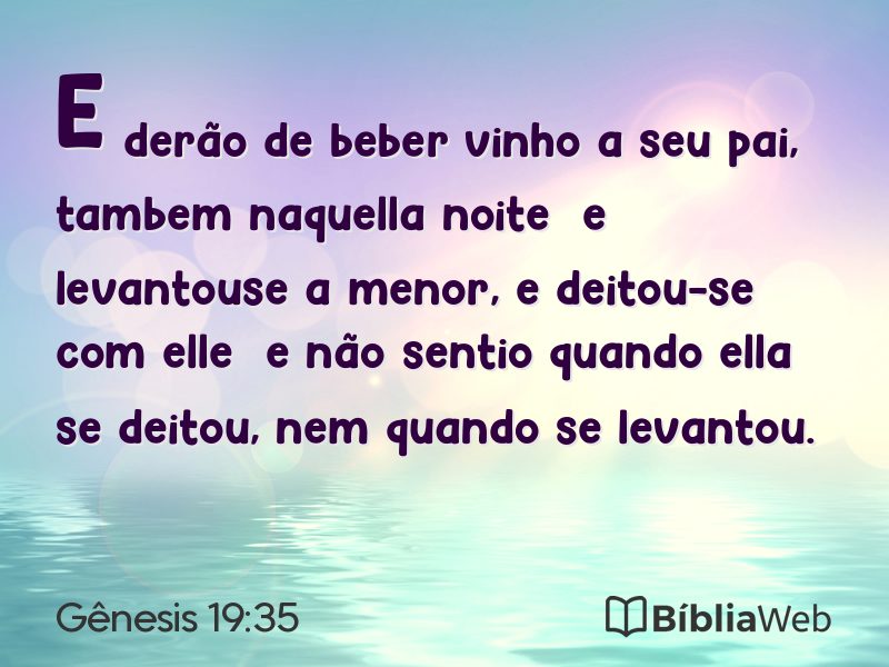 Gênesis 19:35 em imagem para compartilhar