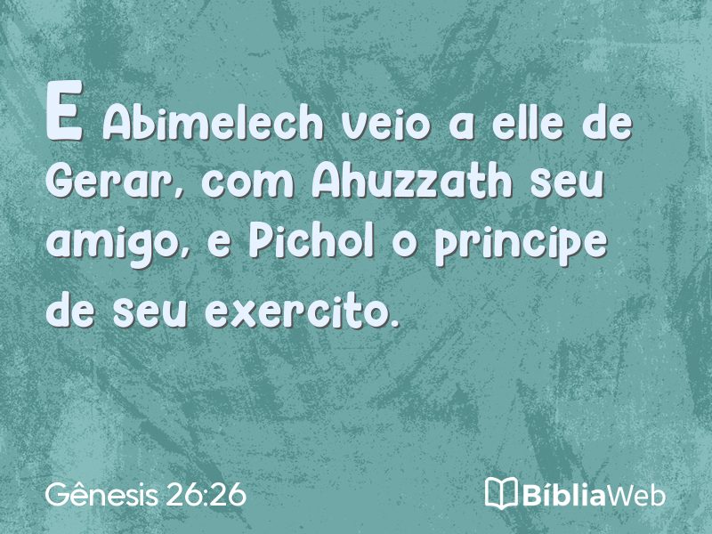 Gênesis 26:26 em imagem para compartilhar